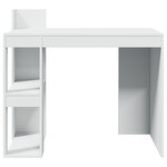 vidaXL Bureau blanc 103 5x56 5x94 cm bois d'ingénierie