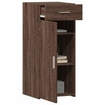vidaXL Buffet chêne marron 40x42 5x93 cm bois d'ingénierie