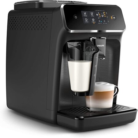 Machine À Café Entièrement Automatique De 1,8L 1500W Noir Gris
