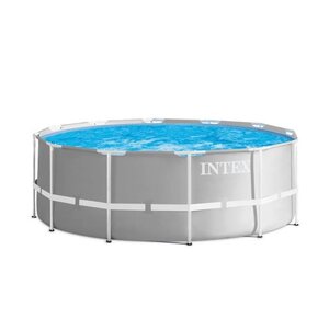 Intex kit piscine prism frame ronde tubulaire (ø)3,66 x (h)1,22m
