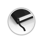 Carnet de notes Signature A5 Quadrillé 5x5 144 pages Noir OXFORD