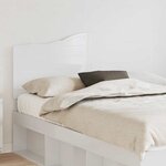 vidaXL Tête de lit Blanc Brillant 160 cm Bois d'ingénierie