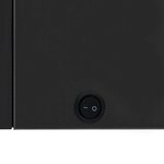 vidaXL Armoire de salle de bain à miroir LED 89x14x62 cm