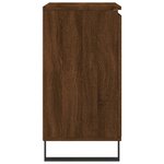 vidaXL Buffet Chêne marron 60x35x70 cm Bois d'ingénierie