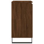 vidaXL Buffet Chêne marron 60x35x70 cm Bois d'ingénierie