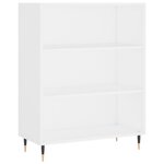 vidaXL Bibliothèque blanc 69 5x32 5x90 cm bois d'ingénierie