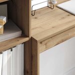 vidaXL Bureau chêne artisanal 100 x 40 x 76 cm Bois d'ingénierie
