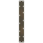 vidaXL Pieds de table basse en acier naturel  2 pièces  70 x (42-43) cm