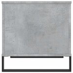 vidaXL Table basse Gris béton 60x44 5x45 cm Bois d'ingénierie
