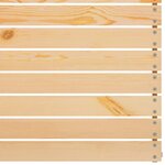 vidaXL Canapé d'angle de jardin Bois de pin massif