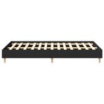 vidaXL Cadre de lit sans matelas noir 120x190 cm bois d'ingénierie