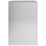 vidaXL Portant de bois de chauffage 60x40x60 cm acier galvanisé