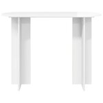 vidaXL Table console Blanc brillant 100 x 39 5 x 75 cm