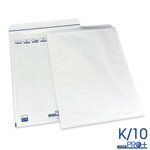 Lot de 400 enveloppes à bulles pro+ blanches k/10 format 340x470 mm