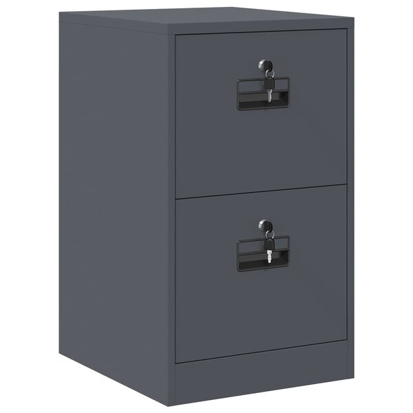vidaXL Cabinet de Dossier avec tiroir Anthracite 44 x 50 x 106.5 cm