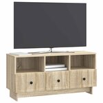 vidaXL Meuble TV Chêne Sonoma 102 x 34 5 x 50 cm Bois d'ingénierie