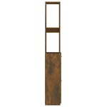 vidaXL Armoire de bain chêne fumé 25x26 5x170 cm bois d'ingénierie