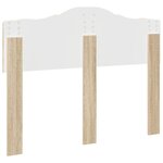 vidaXL Tête de lit Chêne Sonoma 120 cm Bois d'ingénierie