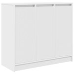 vidaXL Buffet blanc 85x34x76 cm bois d’ingénierie