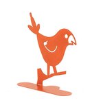 Porte-spirales d'encens - Freluche la perruche orange