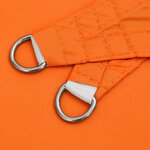 vidaXL Voile de parasol tissu oxford carré 2 5x2 5 m orange