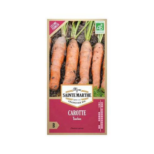Graines à semer - Carotte Touchon bio