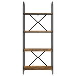 vidaXL Étagère Chêne fumé 60 x 30 x 146 cm Bois d'ingénierie