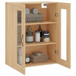 vidaXL Armoire murale chêne sonoma 69 5x34x90 cm bois d'ingénierie