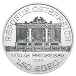 Pièce de monnaie 1,50 euro Autriche 2017 1 once argent – Philharmonique (édition de Noël)