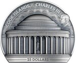 Pièce de monnaie en Argent 10 Dollars g 62.2 (2 oz) Millésime 2026 Historical Monuments JEFFERSON MEMORIAL (PRÉCOMMANDE)