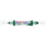 Marqueur acryl 3d dble pointe 5400 vert mousse 2-3 mm  5-10 mm x 5 EDDING