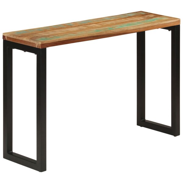 vidaXL Table console 110x35x75 cm bois massif de récupération