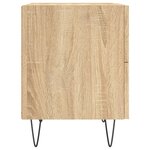 vidaXL Tables de chevet 2 Pièces chêne sonoma 40x35x47 5 cm