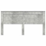 vidaXL Tête de lit Gris béton 200 cm Bois d'ingénierie