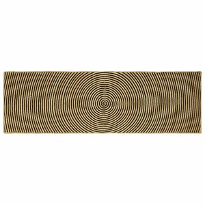 vidaXL Tapis Naturel et Noir 80 x 250 cm Jute