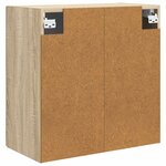 vidaXL Armoire Murale 59 x 31 x 60 cm Bois d'ingénierie Chêne Sonoma