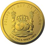Pièce de monnaie 15 euro cent Espagne 2023 1/10 once or – Taureau