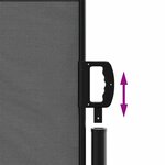 vidaXL Auvent latéral rétractable anthracite 140x300 cm