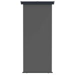 vidaXL Store latéral de balcon 100  polyester fer acier