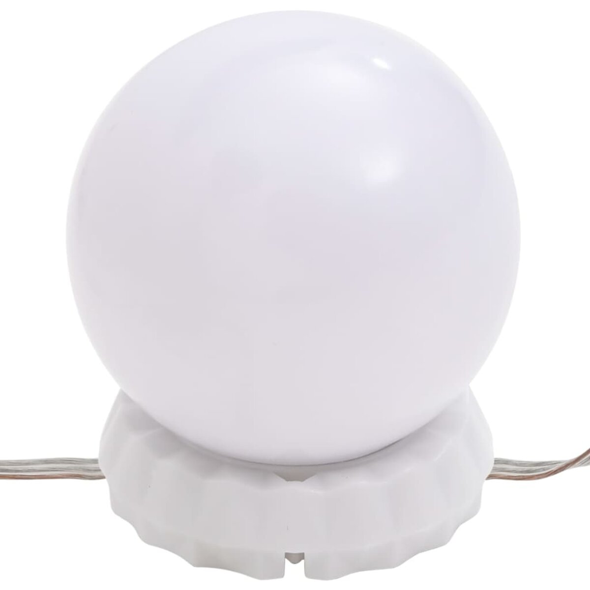 Habitium : Kit d'éclairage pour miroir avec 8 ampoules LED blanc chaud et  blanc froid VidaXL