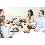 Princess Gril de table pour 4 personnes Dinner4All 1000W Blanc et noir