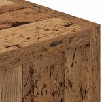 vidaXL Table de chevet Bois ancien 35 x 32 x 68 5 cm Bois d'ingénierie
