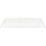 vidaXL Serre avec cadre en acier blanc 60 m² 10x6x2 85 m