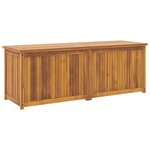 vidaXL Boîte de jardin 150x50x55 cm Bois massif de teck