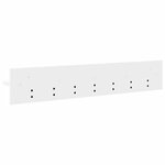 vidaXL Porte-manteau mural Blanc 100 x 10.5 x 18 cm Bois d'ingénierie