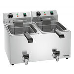 Friteuse snack iv plus - 2 x 5 5 litres - bartscher -  - acier inoxydable 575x530x385mm