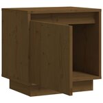 vidaXL Tables de chevet 2Pièces Marron miel 40x30x40cm Bois de pin solide