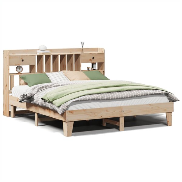 vidaXL Cadre de lit sans matelas 180x200 cm bois massif de pin