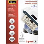 Paquet de 25 Pochettes à plastifier  A4  brillante  250 microns (2x125) FELLOWES