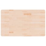 vidaXL Établi 100x60x(71 5-98) cm bois de chêne massif rectangulaire